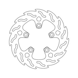 Moto-Master Flame series brake rotor