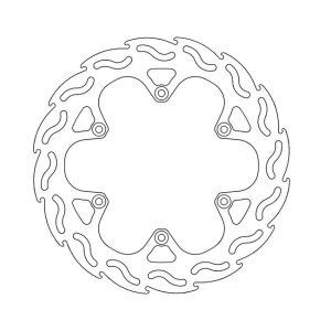 Moto-Master Flame series brake rotor