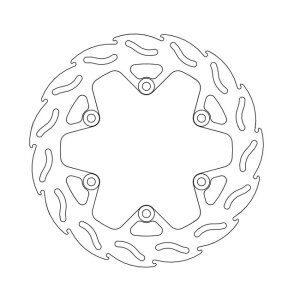 Moto-Master Flame series brake rotor