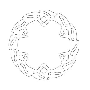 *6 DAYS EXTRA TRANSIT TIME* Moto-Master Flame series brake rotor