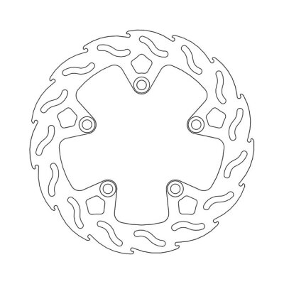 Moto-Master Flame series brake rotor