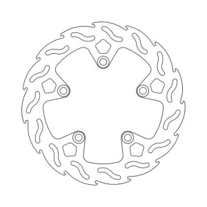 Moto-Master Flame series brake rotor