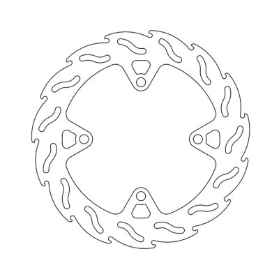 Moto-Master Flame series brake rotor