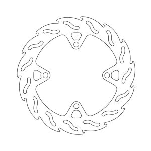 Moto-Master Flame series brake rotor