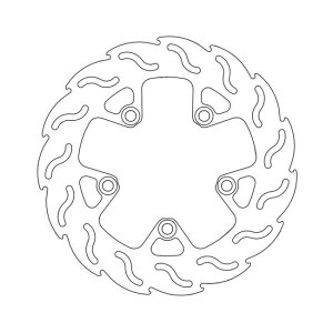 Moto-Master Flame series brake rotor