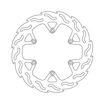 Moto-Master Flame series brake rotor