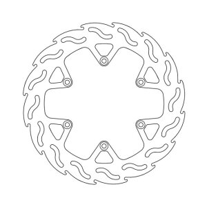 Moto-Master Flame series brake rotor