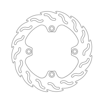 *6 DAYS EXTRA TRANSIT TIME* Moto-Master Flame series brake rotor