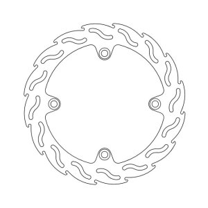 Moto-Master Flame series brake rotor