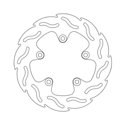 Moto-Master Flame series brake rotor