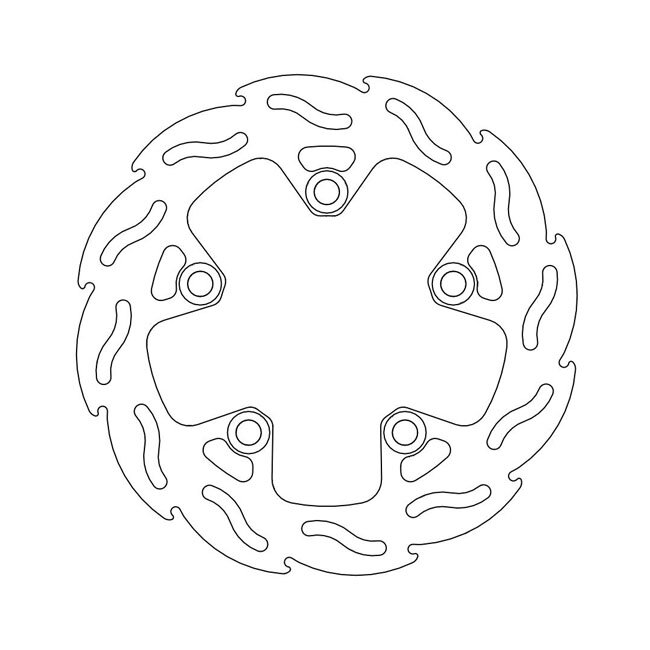 Moto-Master Flame series brake rotor