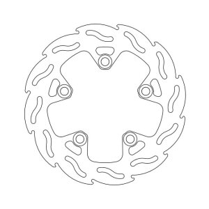 Moto-Master Flame series brake rotor