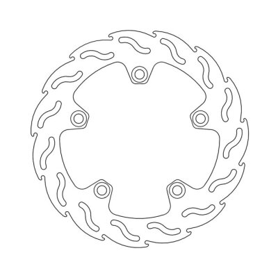 Moto-Master Flame series brake rotor
