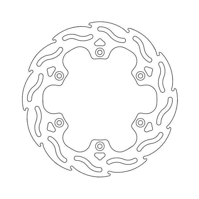 Moto-Master Flame series brake rotor