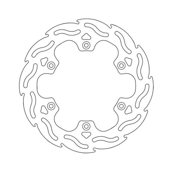 Moto-Master Flame series brake rotor