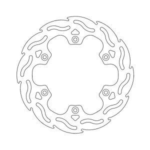 Moto-Master Flame series brake rotor