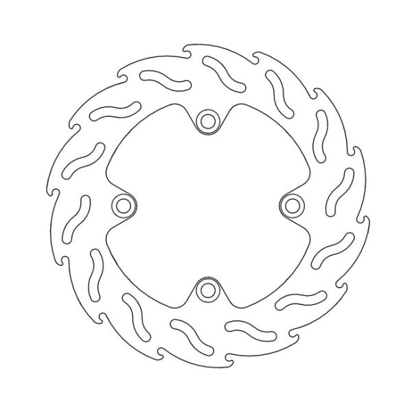 Moto-Master Flame series brake rotor