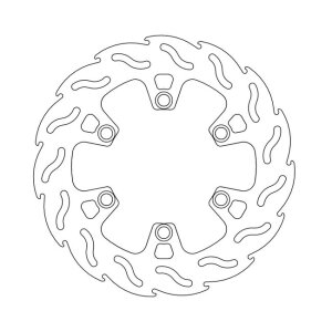 Moto-Master Flame series brake rotor