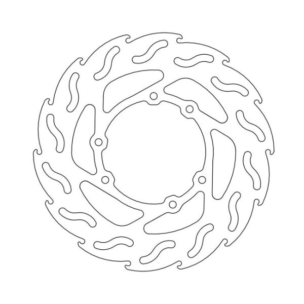 Moto-Master Flame series brake rotor