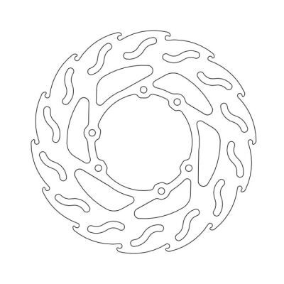 Moto-Master Flame series brake rotor