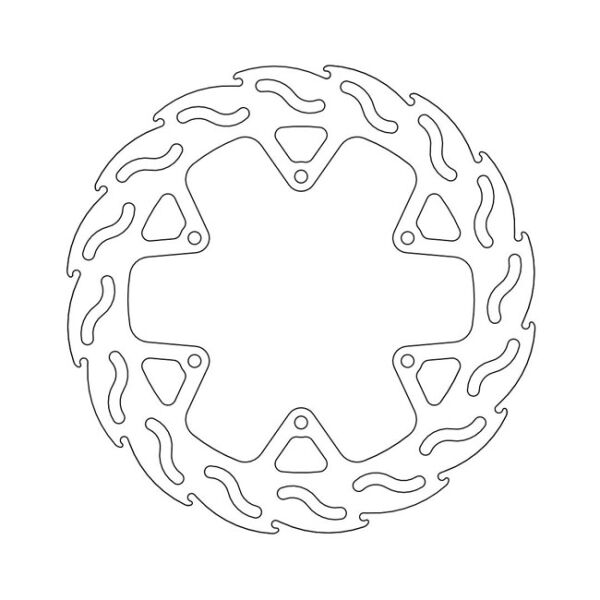 Moto-Master Flame series brake rotor