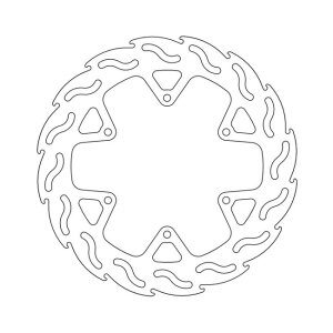 Moto-Master Flame series brake rotor