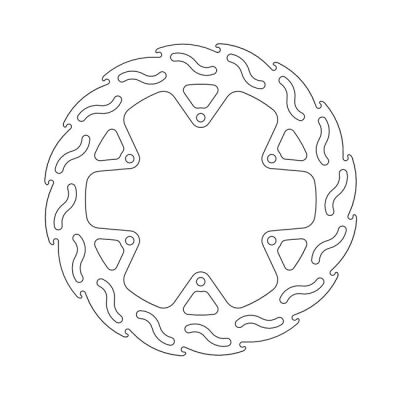 Moto-Master Flame series brake rotor