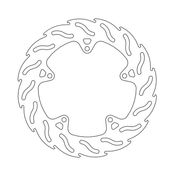 Moto-Master Flame series brake rotor