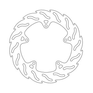 Moto-Master Flame series brake rotor