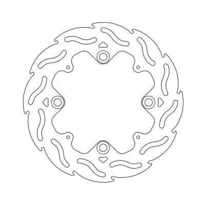 Moto-Master Flame series brake rotor