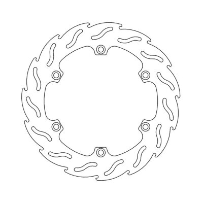Moto-Master Flame series brake rotor