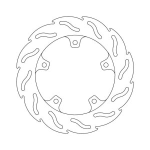 Moto-Master Flame series brake rotor