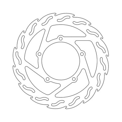 Moto-Master Flame series brake rotor