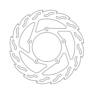 Moto-Master Flame series brake rotor