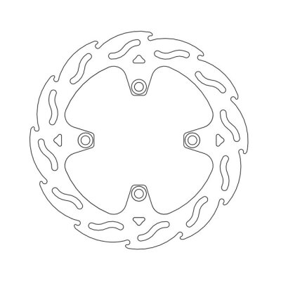 *6 DAYS EXTRA TRANSIT TIME* Moto-Master Flame series brake rotor