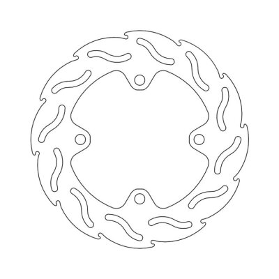 Moto-Master Flame series brake rotor