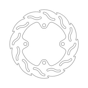 Moto-Master Flame series brake rotor