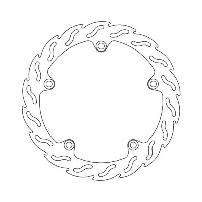 Moto-Master Flame series brake rotor