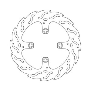 Moto-Master Flame series brake rotor