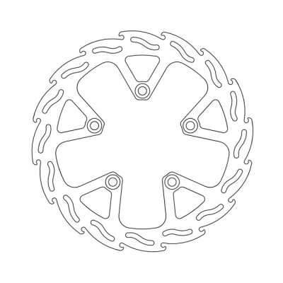 Moto-Master Flame series brake rotor