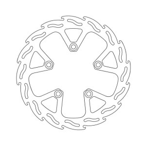 Moto-Master Flame series brake rotor