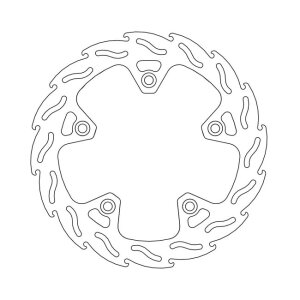Moto-Master Flame series brake rotor