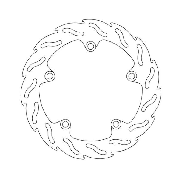 Moto-Master Flame series brake rotor