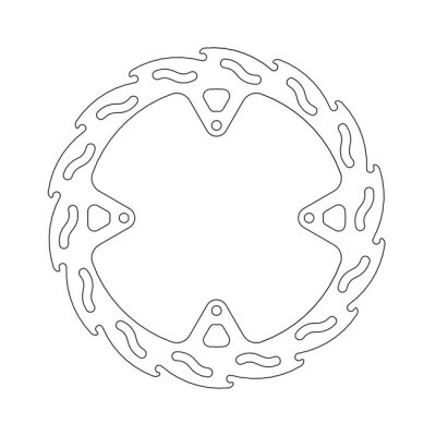 Moto-Master Flame series brake rotor