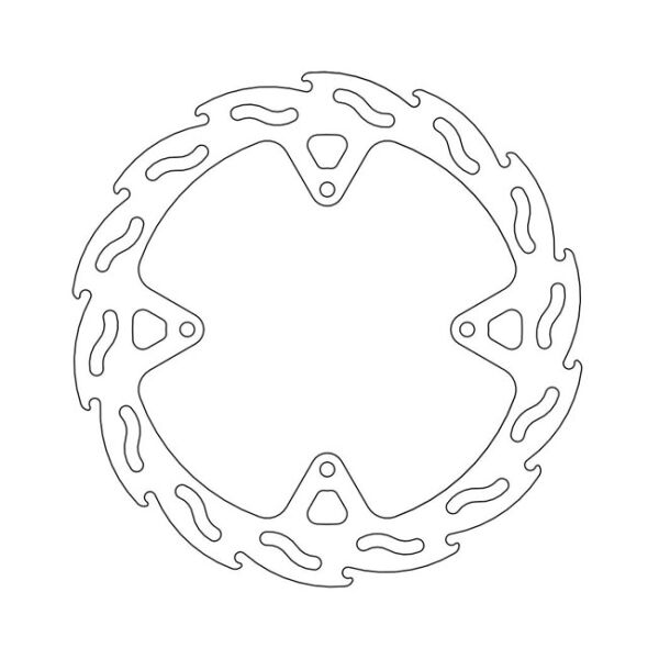 Moto-Master Flame series brake rotor