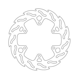 Moto-Master Flame series brake rotor