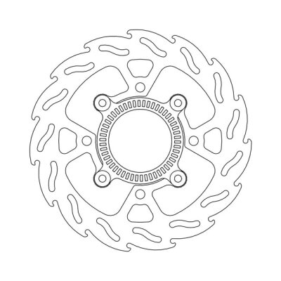 Moto-Master Flame series brake rotor