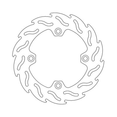 *6 DAYS EXTRA TRANSIT TIME* Moto-Master Flame series brake rotor