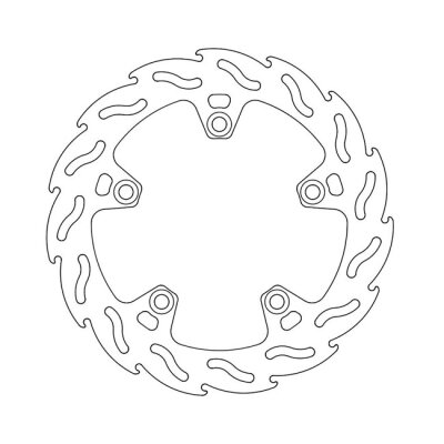 Moto-Master Flame series brake rotor