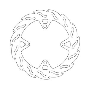Moto-Master Flame series brake rotor